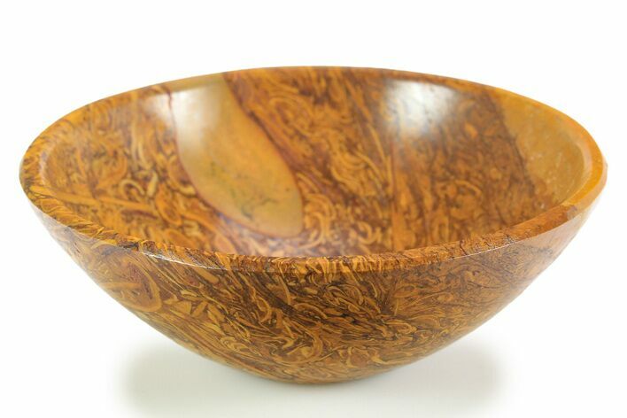 Colorful, Polished Coquina Jasper Bowl #297637